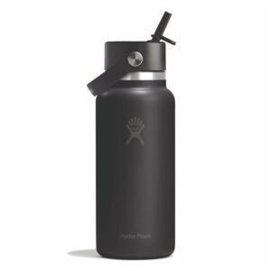 W32CFS001 1 Boca HYDRO FLASK Wide Flex Straw Cap 946ml Black 69d3ac07e73c0