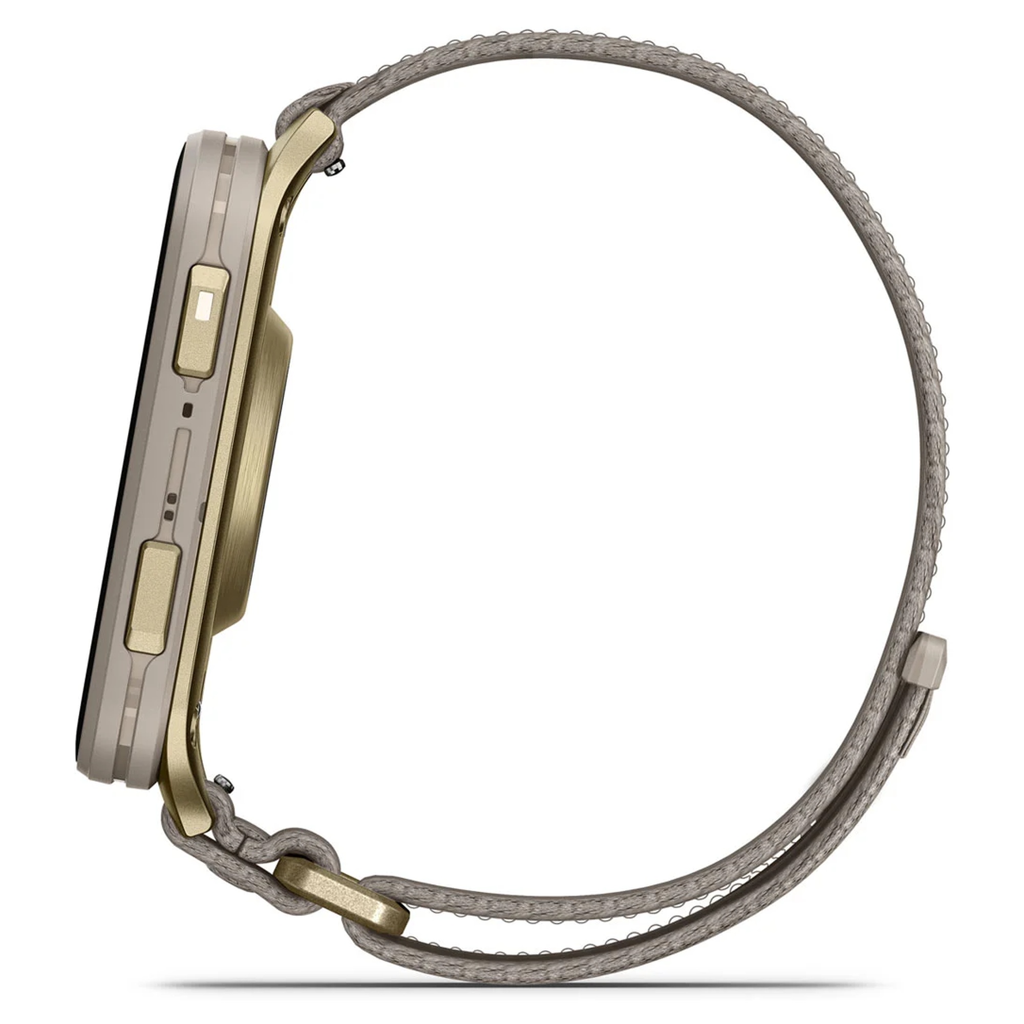 GARMIN Venu X1 Soft Gold titanijsko kućište i svijetlo sivi najlonski kaiš - Image 9