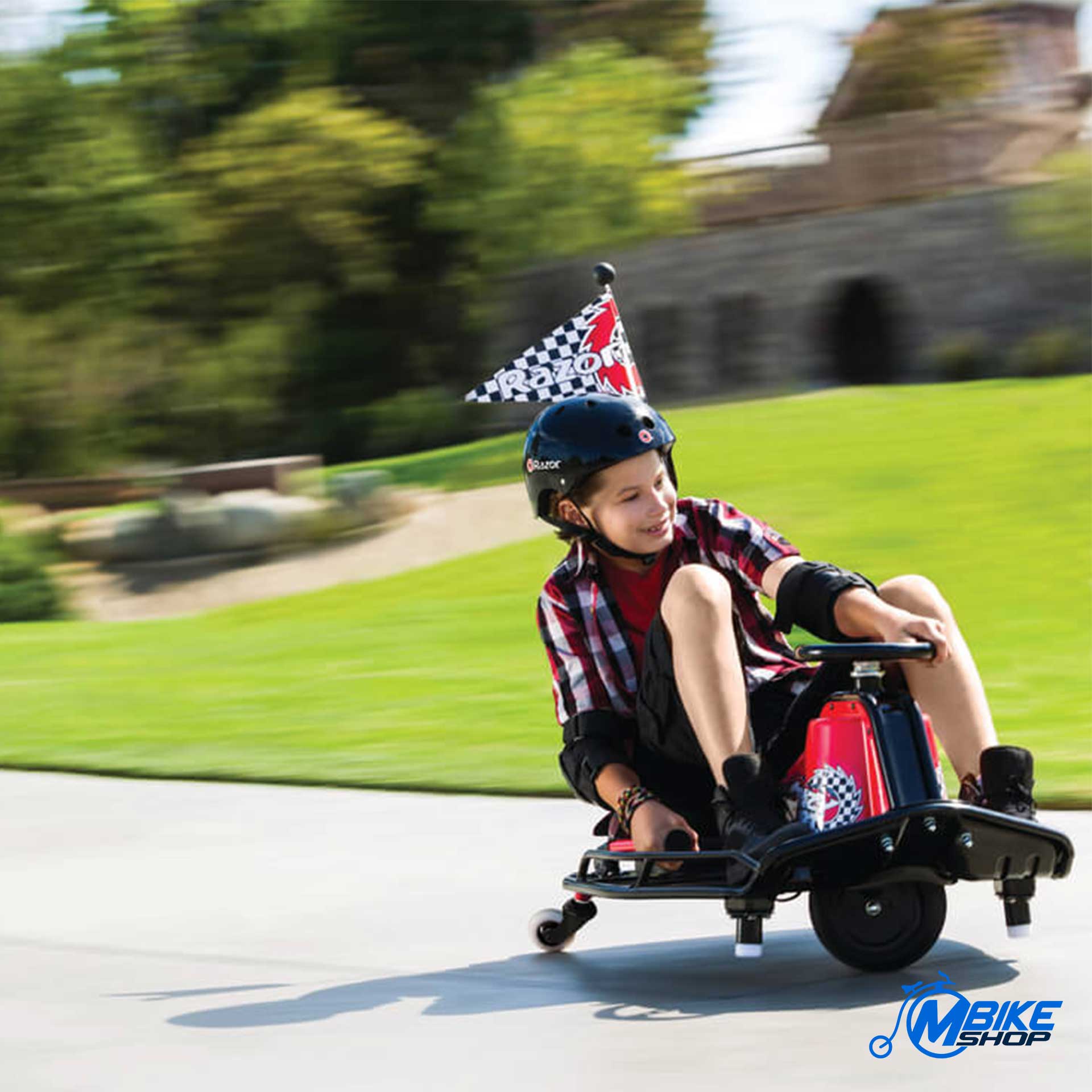 E-karting vozilo RAZOR Crazy Black/Red - Image 6