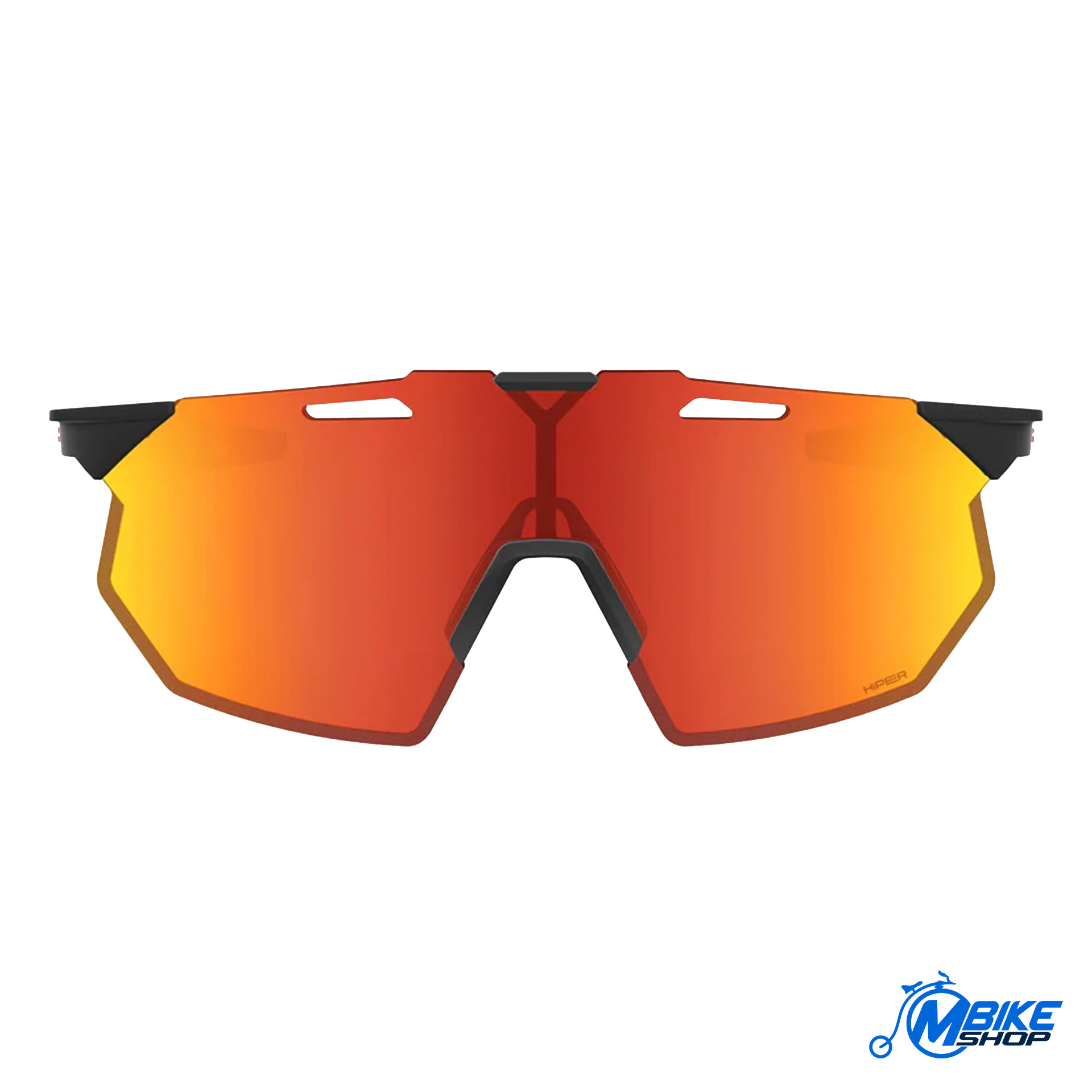 Naočale 100% Hypercraft SQ Soft Tack Black Hiper Red Multilayer mirror lens - Image 2