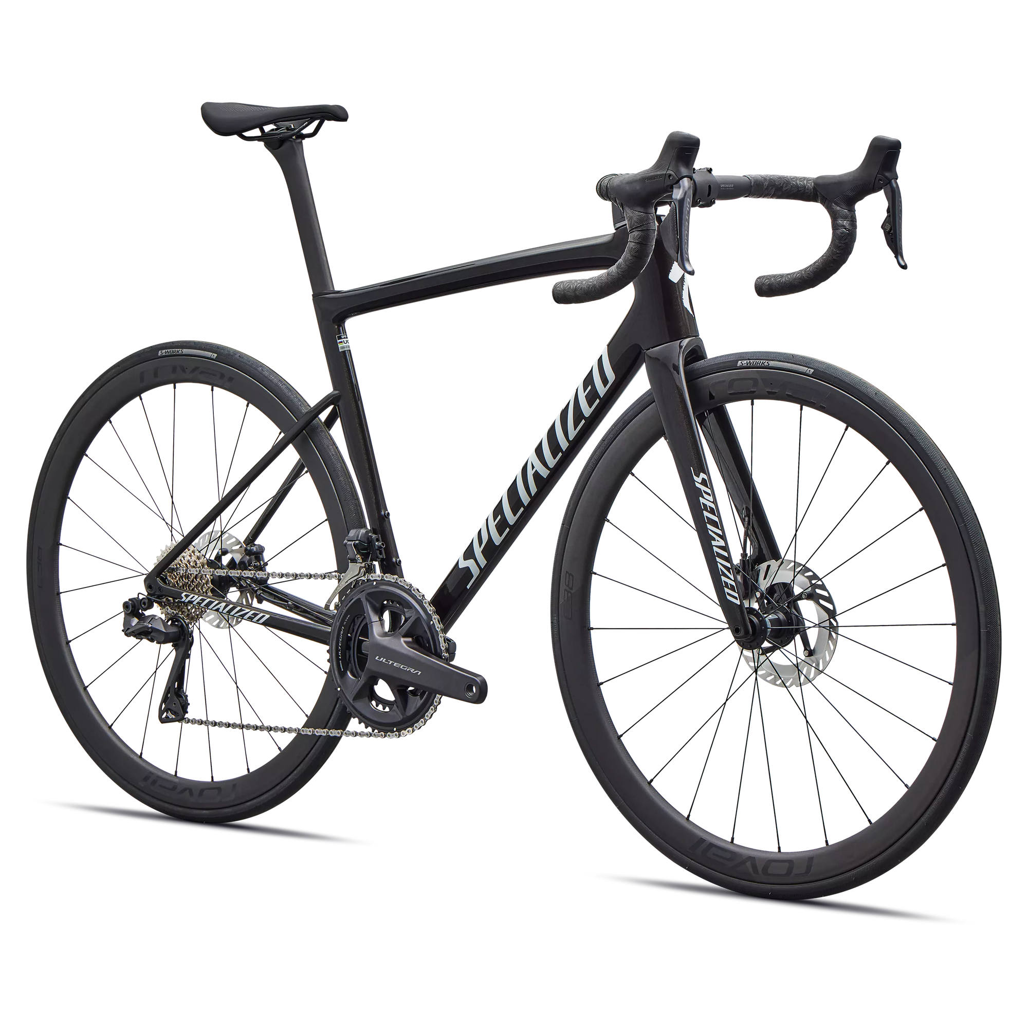 Biciklo SPECIALIZED Tarmac SL8 Expert DI2 Metallic Obsidian/Red Pearl - Image 2