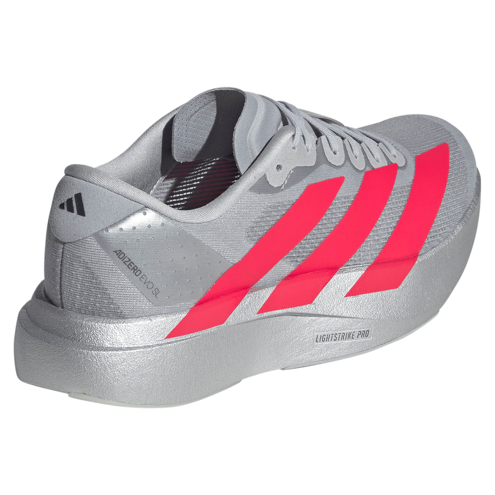 Ženske patike ADIDAS Adizero Evo SL Silver Metallic/Lucid Red - Image 5