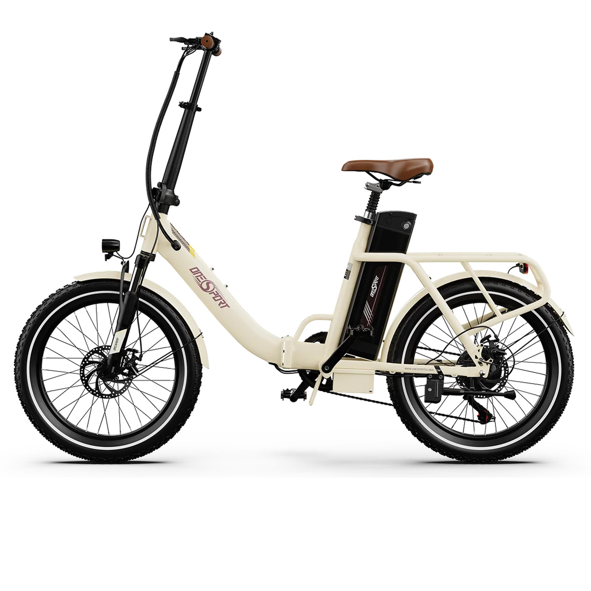 Biciklo PEAKLIFE OneSport OT16-2 E-Bike White - Image 2