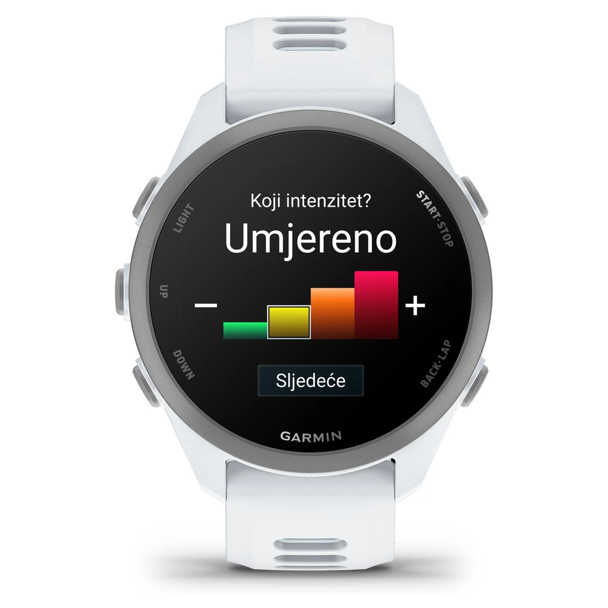 Sat GARMIN Forerunner 170 Music Whitestone Cloud Blue - Image 3
