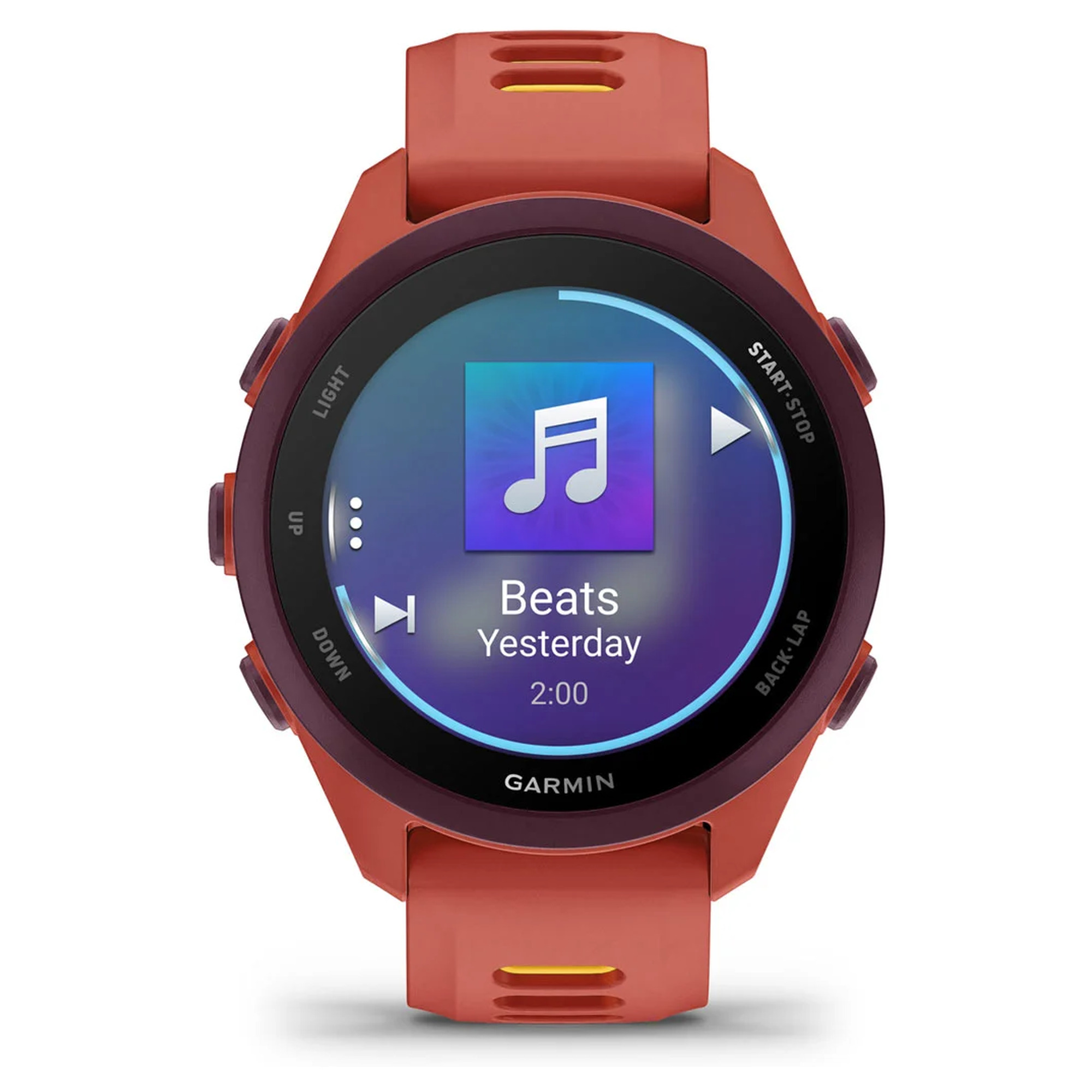 Sat GARMIN Forerunner 170 Music Red Pink Mango - Image 5