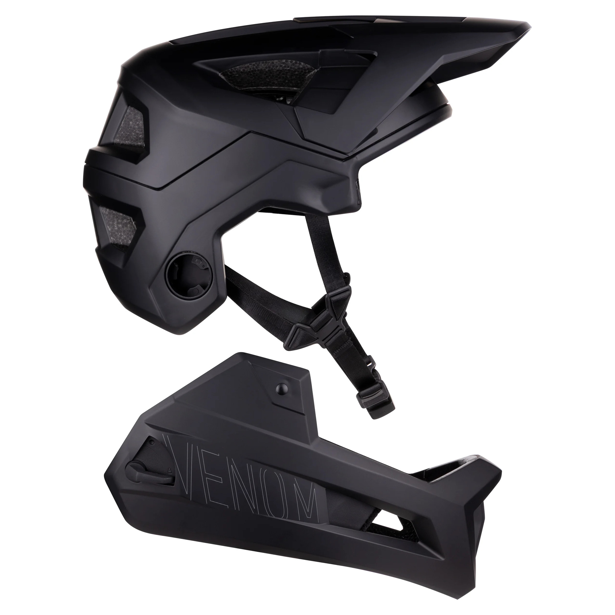 Kaciga FORCE Venom Downhill Black - Image 6