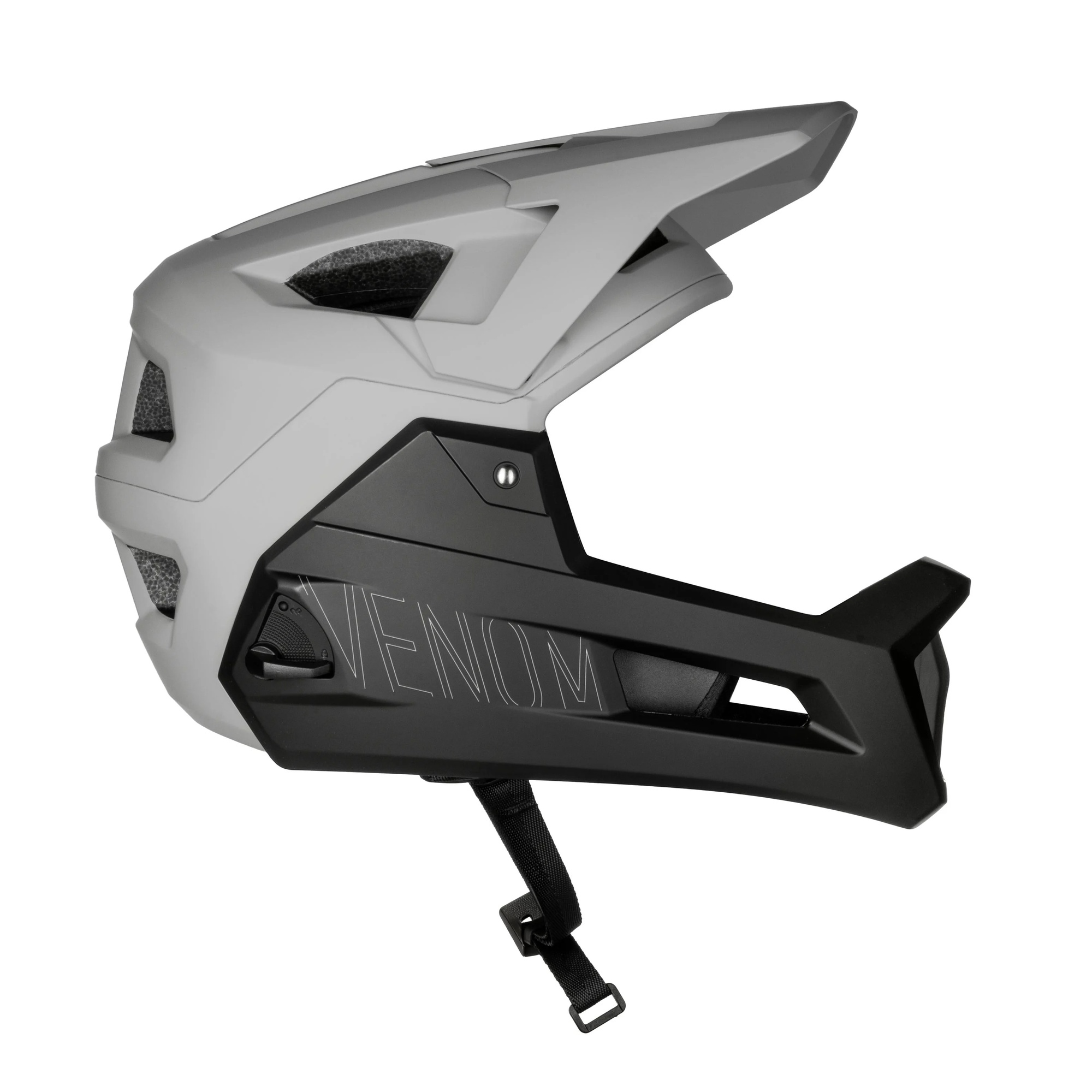 Kaciga FORCE Venom Downhill Grey/Black - Image 3