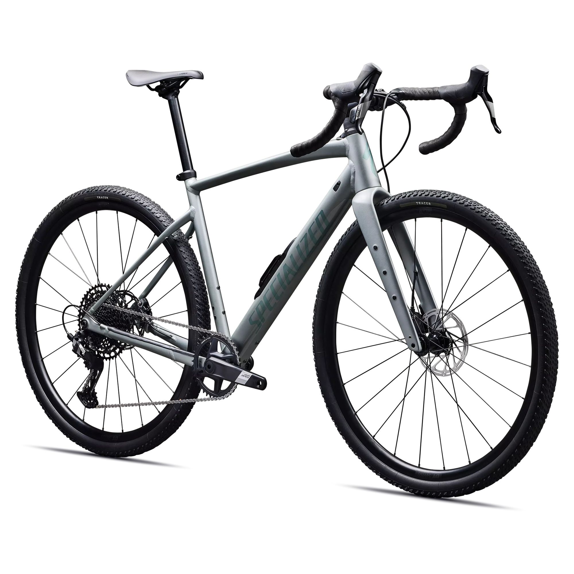Biciklo SPECIALIZED Diverge E4 Comp Satin Shadow Silver/Fjord Metallic - Image 2