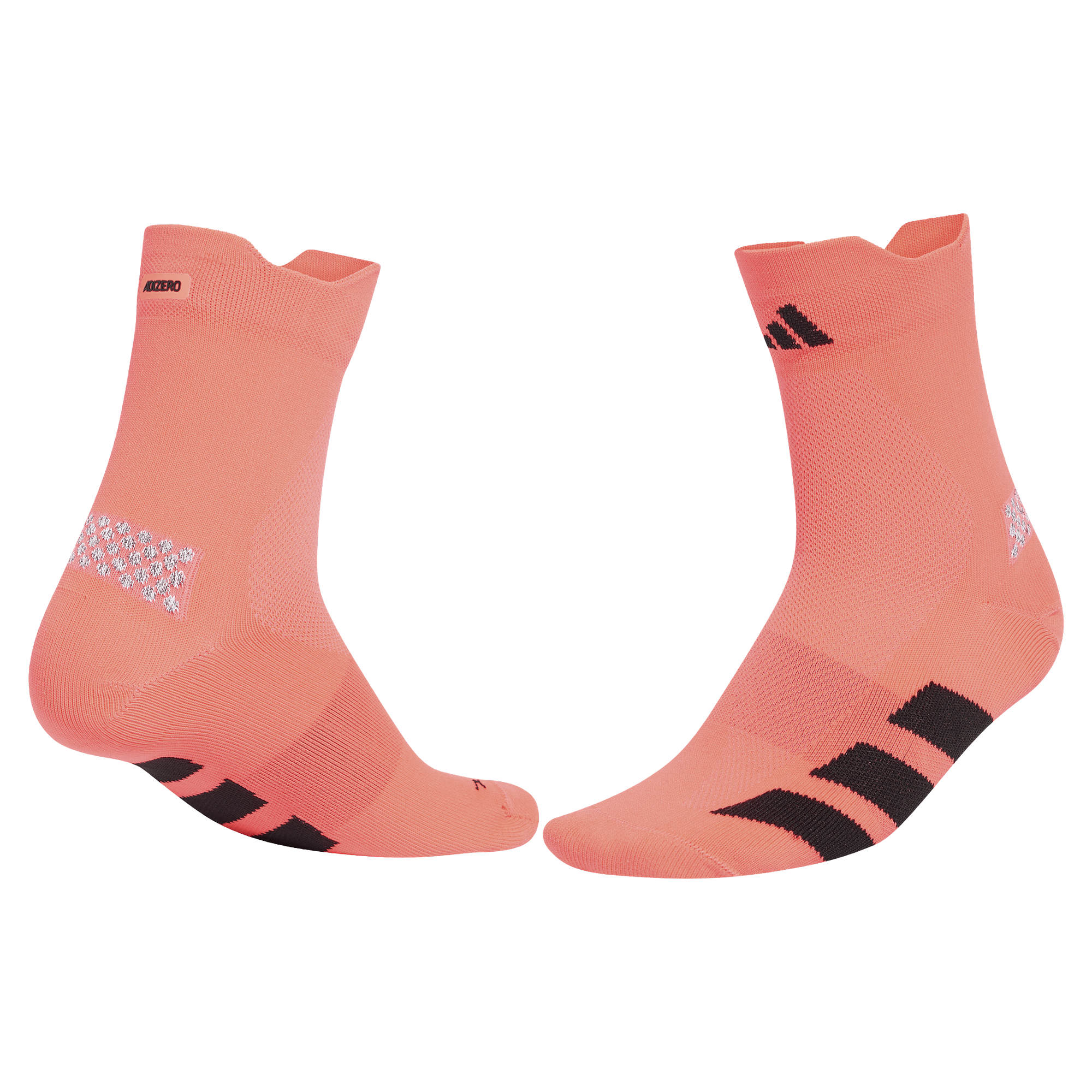 Čarape ADIDAS Running Adizero Quarter Solar Turbo/Black - Image 2