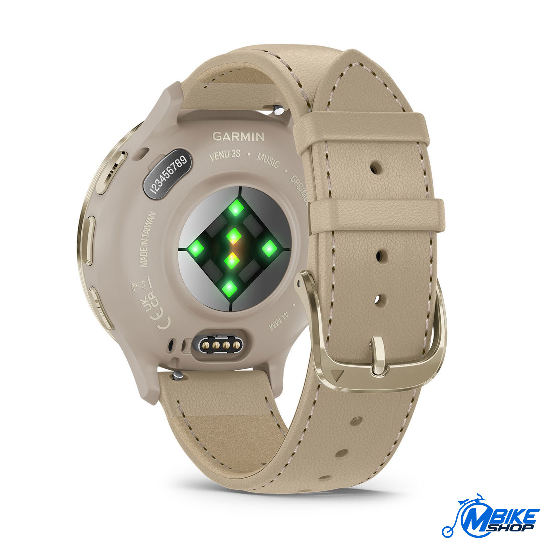 GARMIN Venu 3S French Gray Soft Gold Leather - Image 6