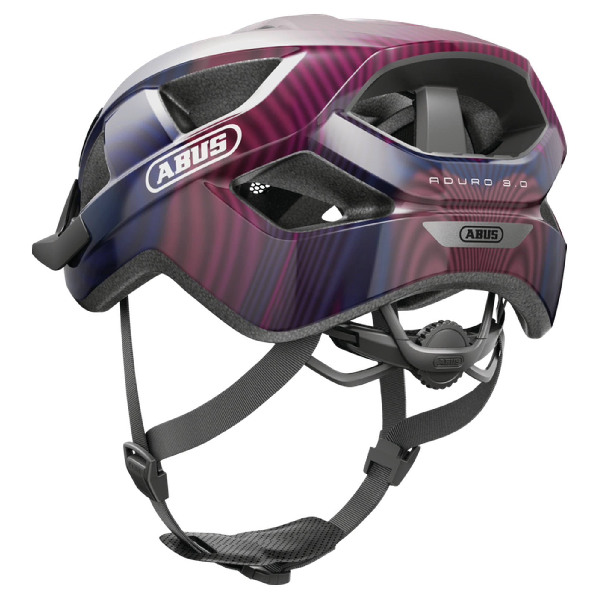 Kaciga ABUS Aduro 3.0 Purple Waves - Image 5