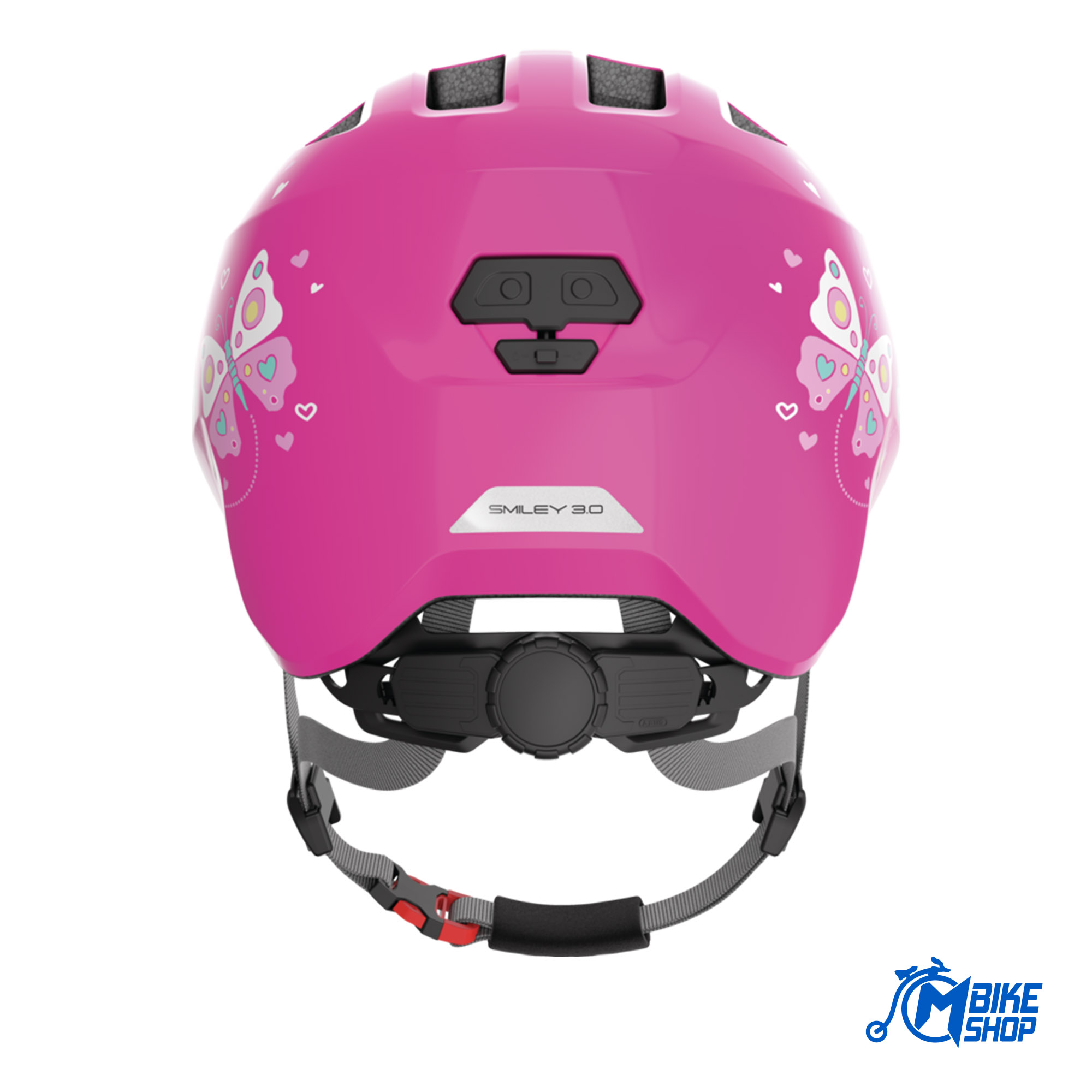 Kaciga ABUS Smiley 3.0 Pink Butterfly - Image 3